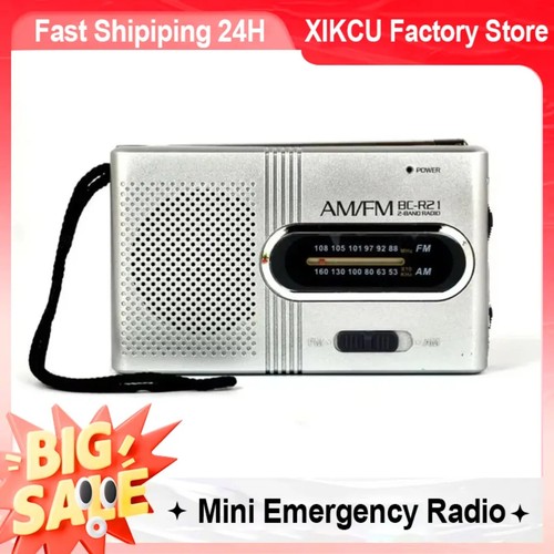 Travel radio battery - fm,