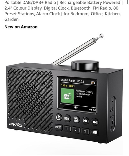 Portable dab radio - portable, dab/dab+radio