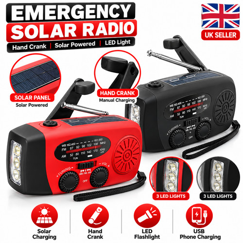 Emergency wind solar hand - emergency,