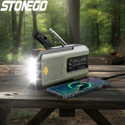 100000mah wind solar radio - wind, up