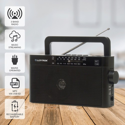 Portable radio sw with - portable,