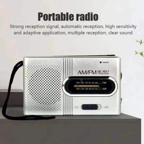 Travel radio battery - am, fm