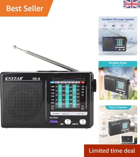 Durable plastic radio - am/fm,