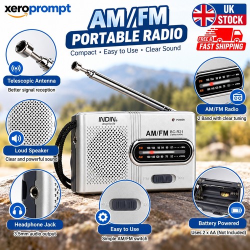 Travel radio battery - travel, am