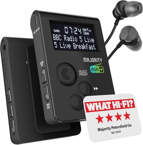 Pocket portable dab radio - pocket,