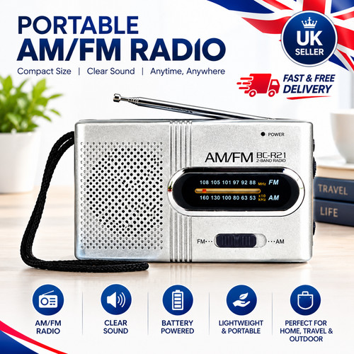 Travel radio battery - travel, am