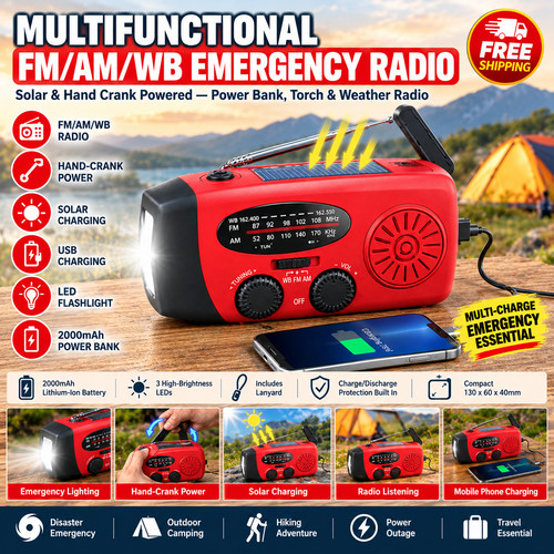 Emergency wind solar hand - emergency,