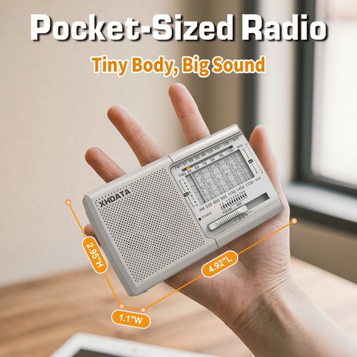 Portable pocket radio d219 - radio,