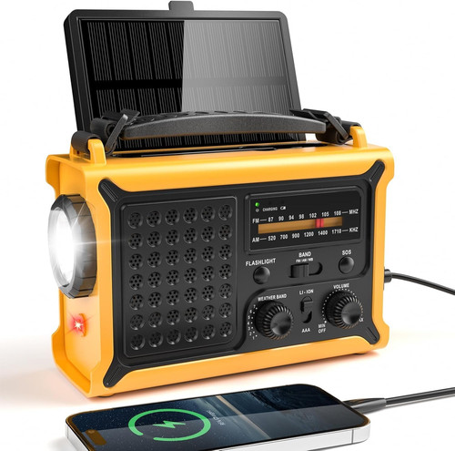 Emergency solar hand crank - solar,