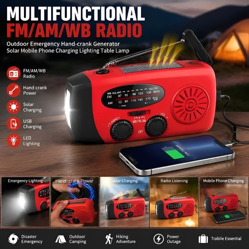 Emergency wind solar hand - emergency,