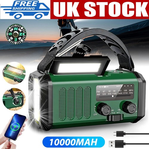 10000mah portable hand crank - 10000mah,