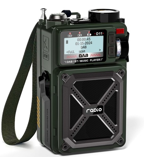 Portable dab radio with - fm,