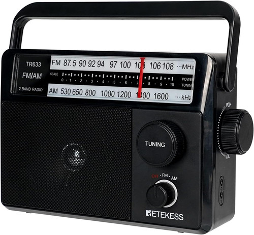 Tr633 battery radio portable - tr633,