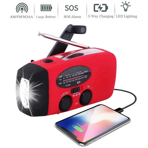Solar hand crank - crank, weather