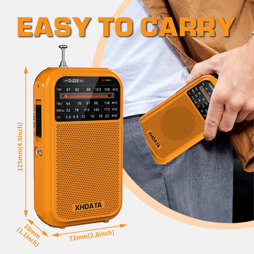 Portable mini radio - portable,