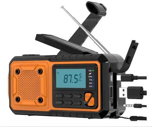 4000mah solar emergency - emergency, radio