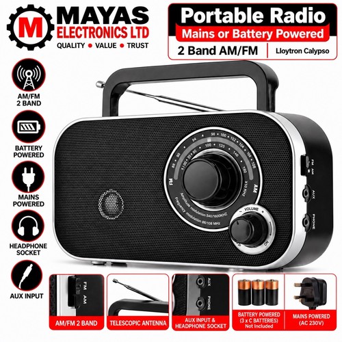 Portable radio mains - portable,