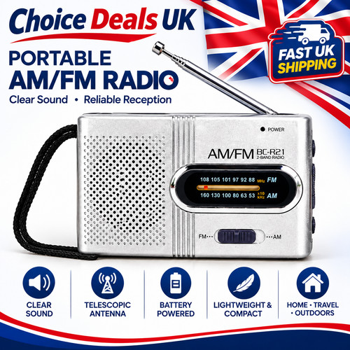 Travel radio battery - am, fm