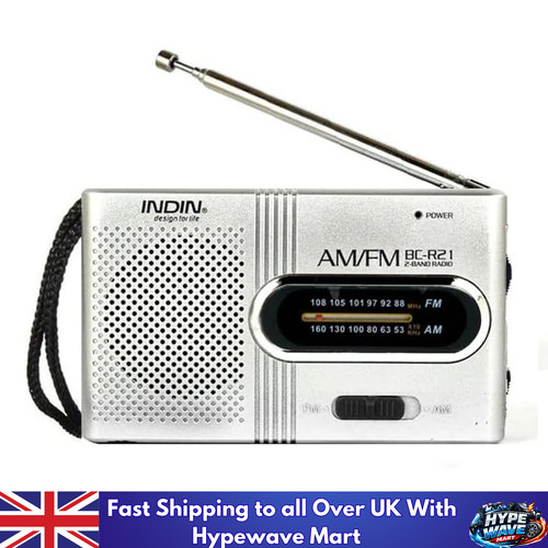 Travel radio battery - fm,