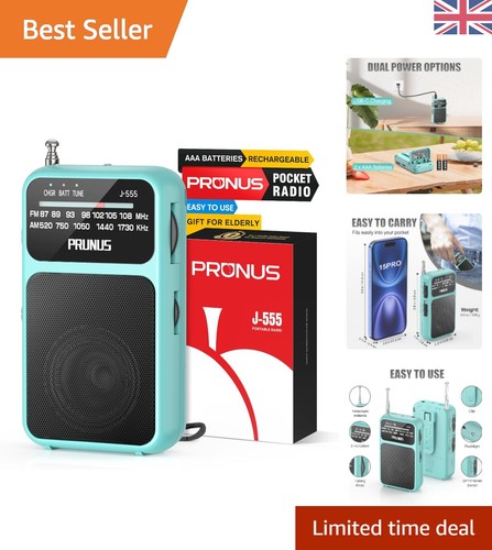 555 small radio fm with - small,