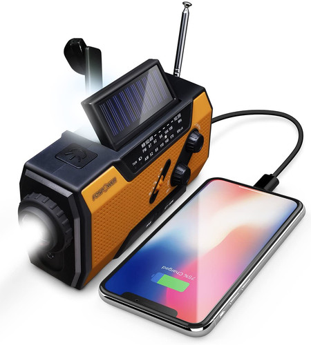 Fospower wind radio am fm - up, am/fm