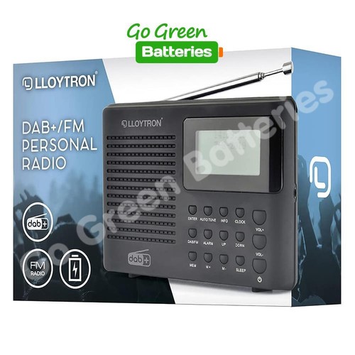 Dab radio alarm clock lcd - dab+,