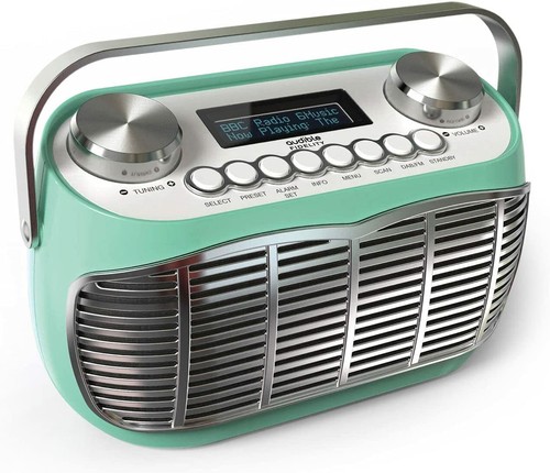Retro radio alarm clock - radio,